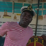 African man